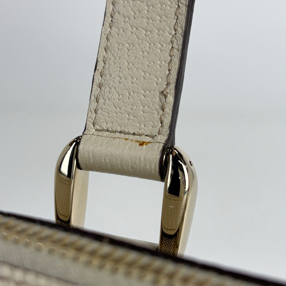 GUCCI Authentic Cream Canvas Tote Bag - Picture 6 of 9